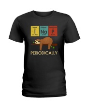 I NAP PERIODICALLY SLOTH Ladies T-Shirt thumbnail
