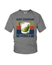 MAY CONTAIN VODKA Youth T-Shirt tile