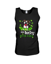 ONE LUCKY PITBULL MAMA Unisex Tank thumbnail