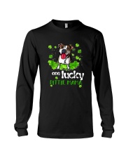 ONE LUCKY PITBULL MAMA Long Sleeve Tee thumbnail