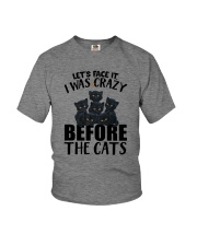 I WAS CRAZY BEFORE THE CATS Youth T-Shirt thumbnail