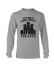 I WAS CRAZY BEFORE THE CATS Long Sleeve Tee thumbnail