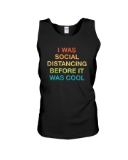 I WAS SOCIAL DISTANCING BEFORE IT WAS COOL Unisex Tank thumbnail