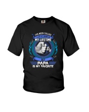 PAPA IS MY FAVORITE Youth T-Shirt thumbnail
