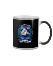 PAPA IS MY FAVORITE Color Changing Mug thumbnail