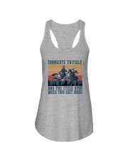 AND THE STEED UPON WHICH THOU DIDST ARRIVE Ladies Flowy Tank thumbnail
