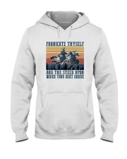 AND THE STEED UPON WHICH THOU DIDST ARRIVE Hooded Sweatshirt thumbnail