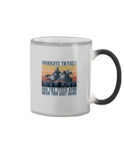 AND THE STEED UPON WHICH THOU DIDST ARRIVE Color Changing Mug thumbnail