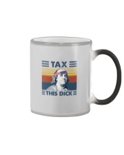 TAX THIS DICK Color Changing Mug tile