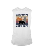GATO HAVE MORE CATS Sleeveless Tee tile