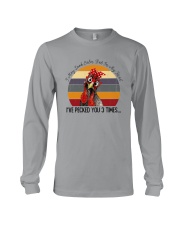 BUT IN MY HEAD I'VE PECKED YOU THREE TIMES Long Sleeve Tee tile
