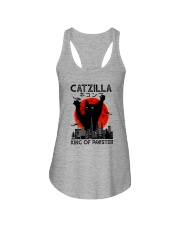 CATZILLA KING OF PAWSTER Ladies Flowy Tank thumbnail