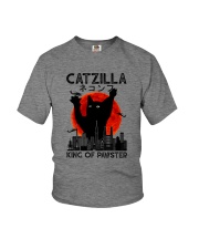 CATZILLA KING OF PAWSTER Youth T-Shirt thumbnail
