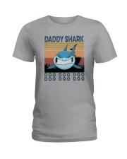 DADDY SHARK DOO DOO DOO Ladies T-Shirt tile