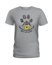 I DON'T HAVE TO LISTEN TO YOU YOU'RE NO MY DOG Ladies T-Shirt tile