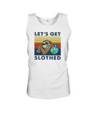 LET'S GET SLOTHED Unisex Tank tile