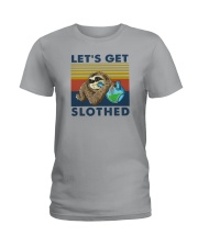 LET'S GET SLOTHED Ladies T-Shirt tile