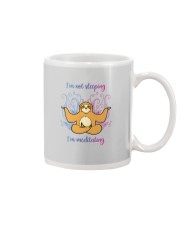 I'M NOT SLEEPING I'M MEDITATING Mug tile