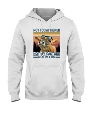 NOT TODAY HEIFER NOT MY PASTURE a Hooded Sweatshirt thumbnail