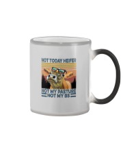 NOT TODAY HEIFER NOT MY PASTURE a Color Changing Mug thumbnail