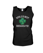 WORLD'S BEST SHENANIGATOR SHAMROCK Unisex Tank thumbnail