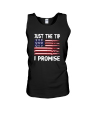 JUST THE TIP I PROMISE BULLET FLAG GUNS Unisex Tank tile