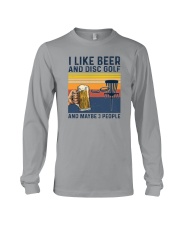 I LIKE BEER AND GOLF AND MAYBE THREE PEOPLE Long Sleeve Tee tile