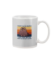 I DON'T HATE PEOPLE Mug tile