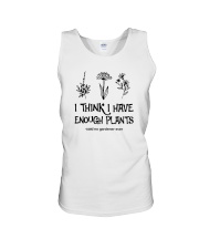 I THINK I HAVE ENOUGH PLANTS Unisex Tank tile