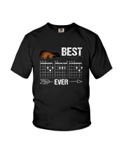 BEST GUITAR MUSIC NOTE DAD EVER 2 Youth T-Shirt tile