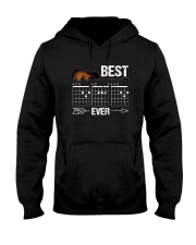 BEST GUITAR MUSIC NOTE DAD EVER 2 Hooded Sweatshirt tile