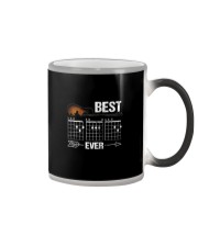 BEST GUITAR MUSIC NOTE DAD EVER 2 Color Changing Mug tile