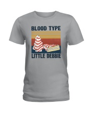 BLOOD TYPE LITTLE DEBBIE Ladies T-Shirt tile
