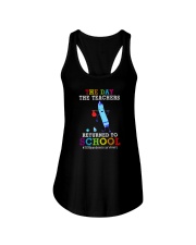THE DAY THE TEACHERS RETURz TO SCHOOL Ladies Flowy Tank tile