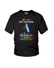 THE DAY THE TEACHERS RETURz TO SCHOOL Youth T-Shirt tile