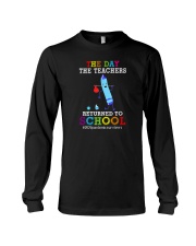 THE DAY THE TEACHERS RETURz TO SCHOOL Long Sleeve Tee tile