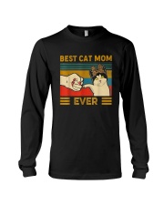BEST CAT MOM EVER Long Sleeve Tee thumbnail