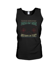 PRESS EM' HERE AND HAND ON TIGHT Unisex Tank tile