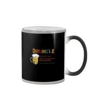 DRUNCLE LIKE A NORMAL UNCLE ONLY DRUNKER Color Changing Mug tile