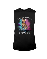 I BELIEVE THERE ARE ANGELS AMONG US BENGAL CAT Sleeveless Tee thumbnail