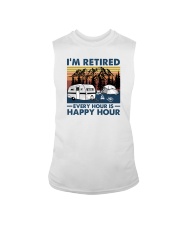 I'M RETIRED EVEY HOUR IS HAPPY HOUR Sleeveless Tee tile