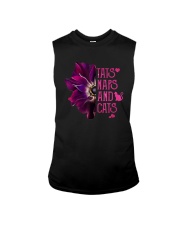 TATS NAPS AND CATS PURPLE ANEMONE FLOWER Sleeveless Tee thumbnail