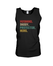 HUSBAND DADDY PROTECTOR HERO Unisex Tank thumbnail