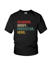 HUSBAND DADDY PROTECTOR HERO Youth T-Shirt thumbnail