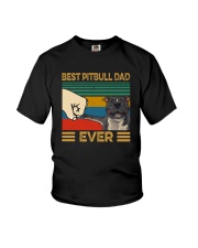 BEST PITBULL DAD EVER Youth T-Shirt thumbnail