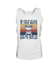 YOU PUT MY MEAT IN YOUR MOUTH Unisex Tank tile