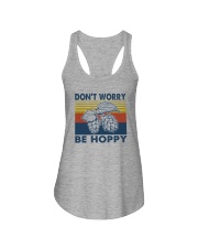 DON'T WORRY BE HOPPY Ladies Flowy Tank thumbnail