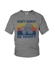 DON'T WORRY BE HOPPY Youth T-Shirt thumbnail