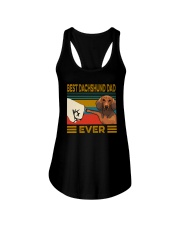 BEST Dachshund DAD EVER Ladies Flowy Tank thumbnail
