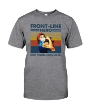 FRONT-LINE HERO Classic T-Shirt front
